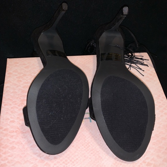 Spicy Black Fringe Heels!!! - Picture 8 of 8